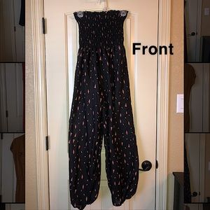 ocean club chevron jumpsuit